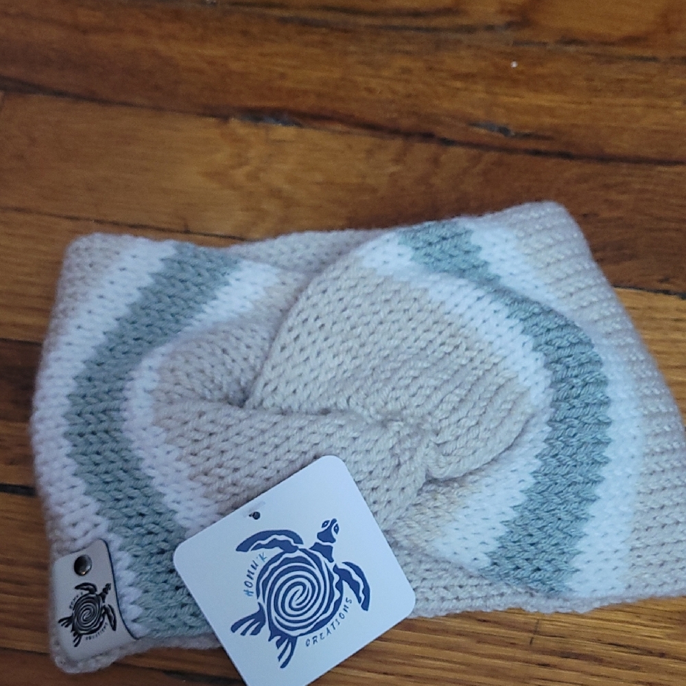 Handmade Cozy Knit Headband  By Honu'k Creations
